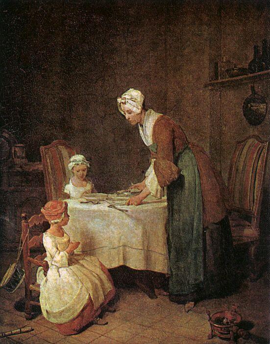 Jean Baptiste Simeon Chardin Grace before a Meal